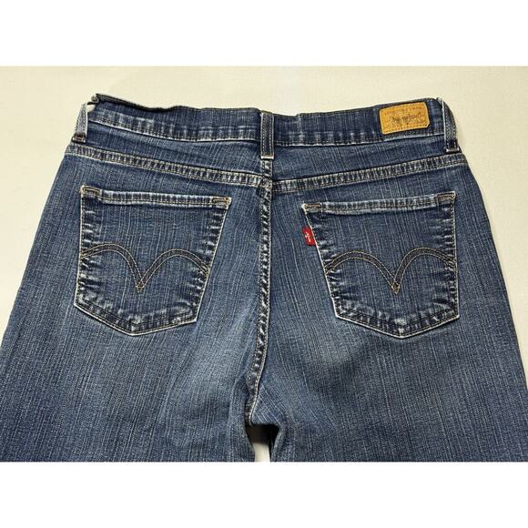 Levi's 512 Women's Perfectly Slimming Bootcut Blue Jeans - Size 10M (30x30.5) - Picture 4 of 7